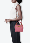 ROMAN STUD TOP HANDLE BAG