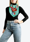 PAVOIS PRINTED SILK SCARF