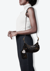 LE CAGOLE XS CROCODILE EMBOSSED