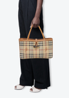 HAYMARKET CHECK TOTE