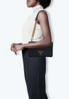 PATTINA TESSUTO SAFFIANO FLAP BAG