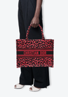 MEDIUM LEOPARD BOOK TOTE