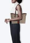 GG SUPREME MEDIUM OPHIDIA SHOPPING BAG
