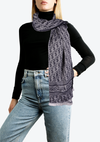 OBLIQUE DOUBLE SIDED SCARF