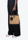 CANAPA TRIMMED MIDOLLINO BUCKET BAG