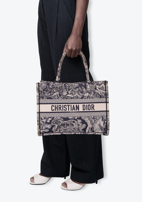 SMALL DIORIVIERA TOILE DE JOUY BOOK TOTE