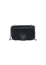 NAPPA GAUFRE CHAIN FLAP BAG