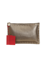 ROCKSTUD LEATHER POUCH