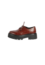 LEATHER TASSEL OXFORDS 37.5