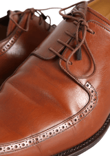 LEATHER BROGUE LACE UPS OXFORDS  42.5