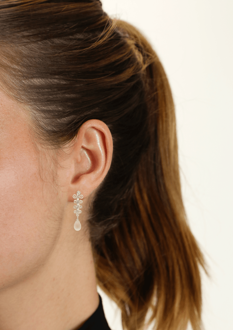 PINK QUARTZ EARRINGS