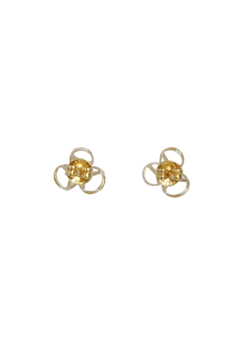 QUARTZ 18K EARRINGS