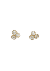 QUARTZ 18K EARRINGS