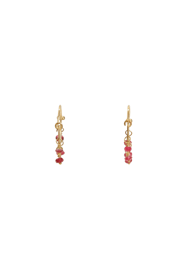 SPINEL 18K EARRINGS