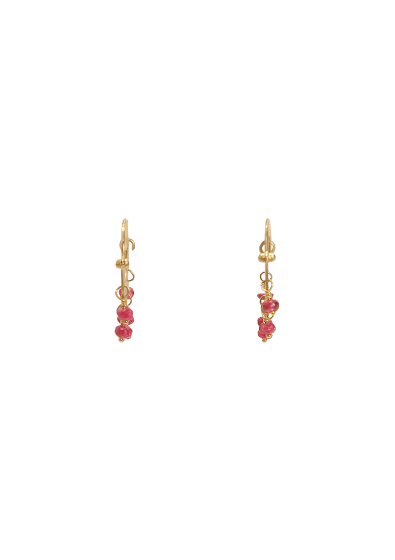 SPINEL 18K EARRINGS