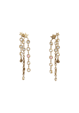 J'ADIOR STAR CRYSTAL DROP EARRINGS