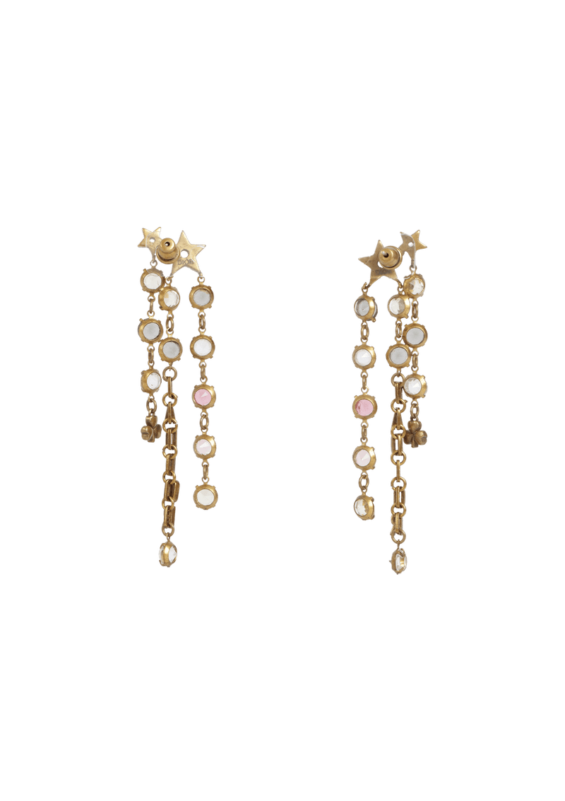 J'ADIOR STAR CRYSTAL DROP EARRINGS