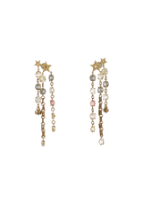 J'ADIOR STAR CRYSTAL DROP EARRINGS