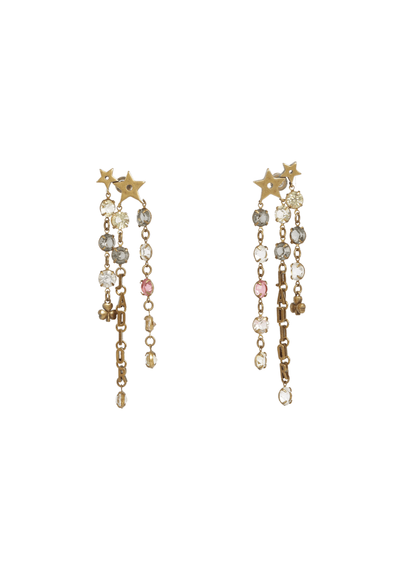 J'ADIOR STAR CRYSTAL DROP EARRINGS