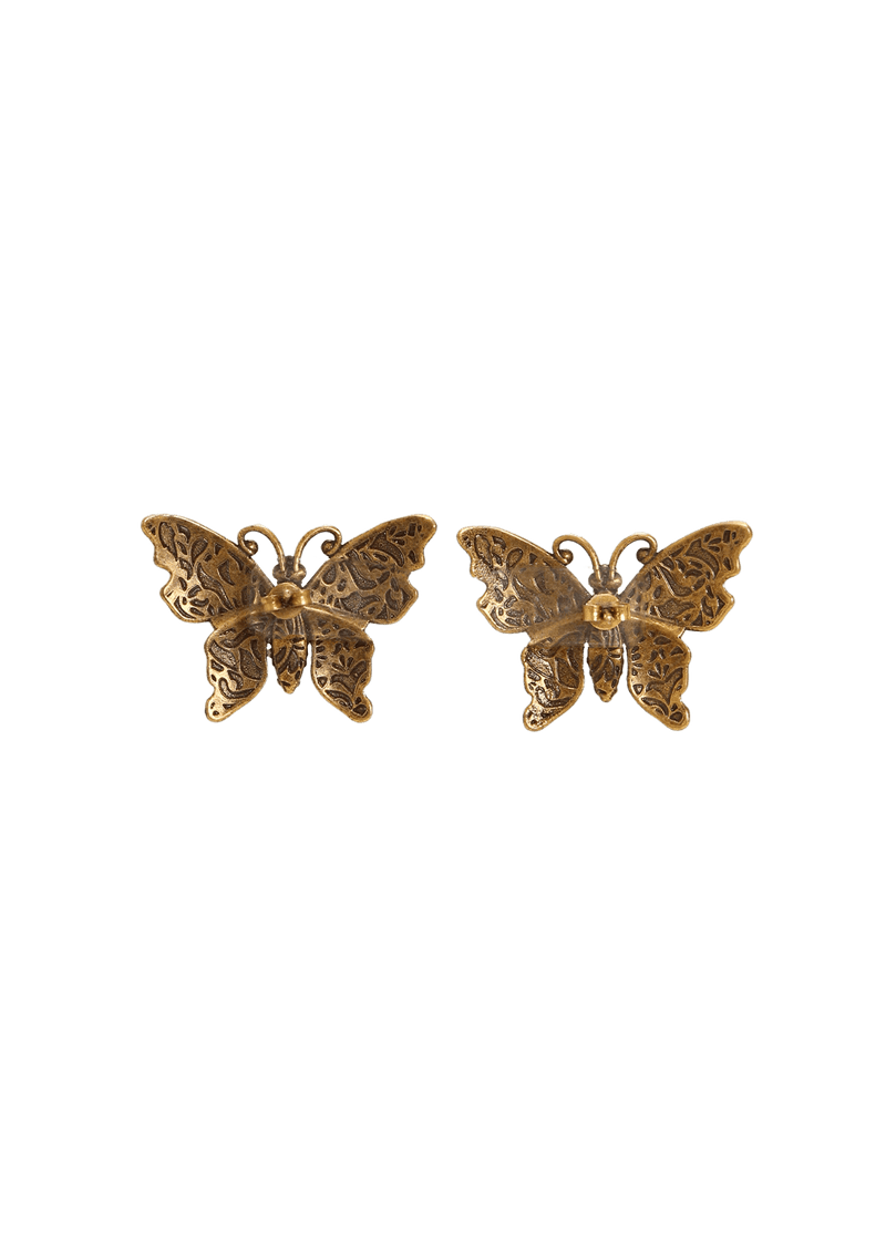 CRYSTAL BUTTERFLY EARRINGS