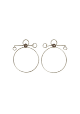 SILVER HOOP EARRINGS