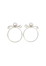 SILVER HOOP EARRINGS