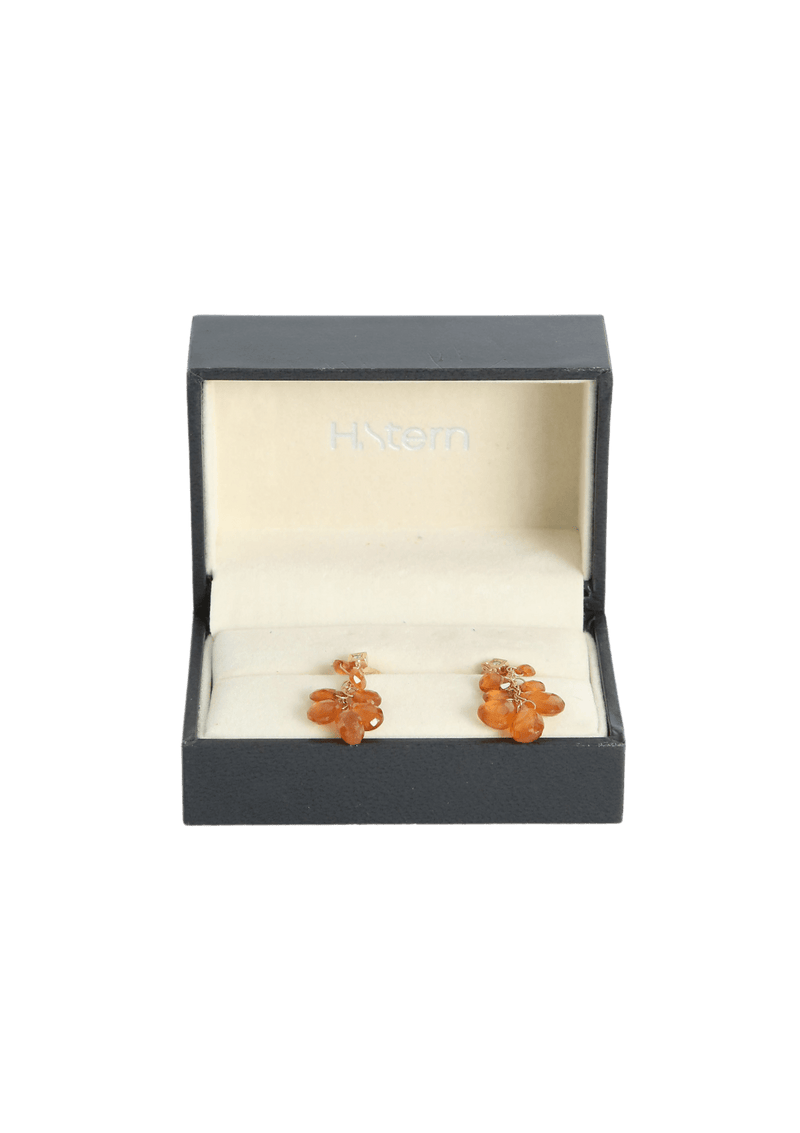 BRIOLET QUARTZ EARRINGS