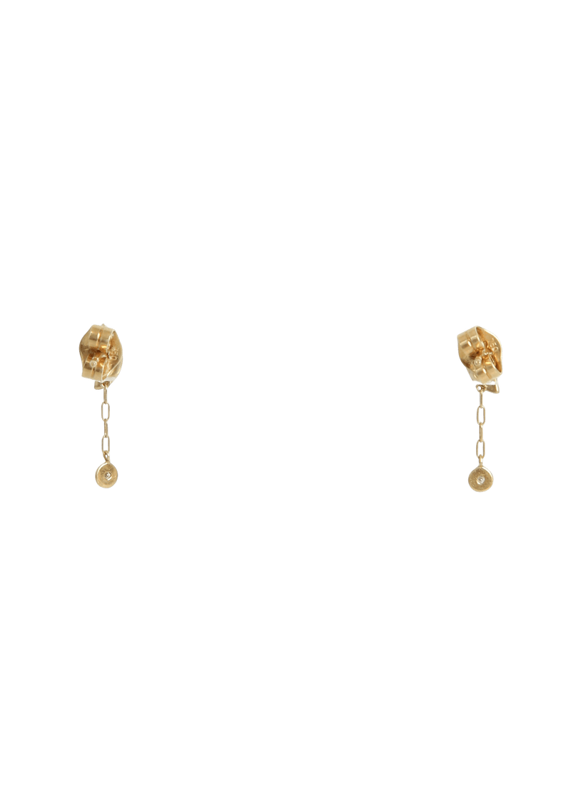 PENDULUM LEAVES DIAMOND EARRINGS