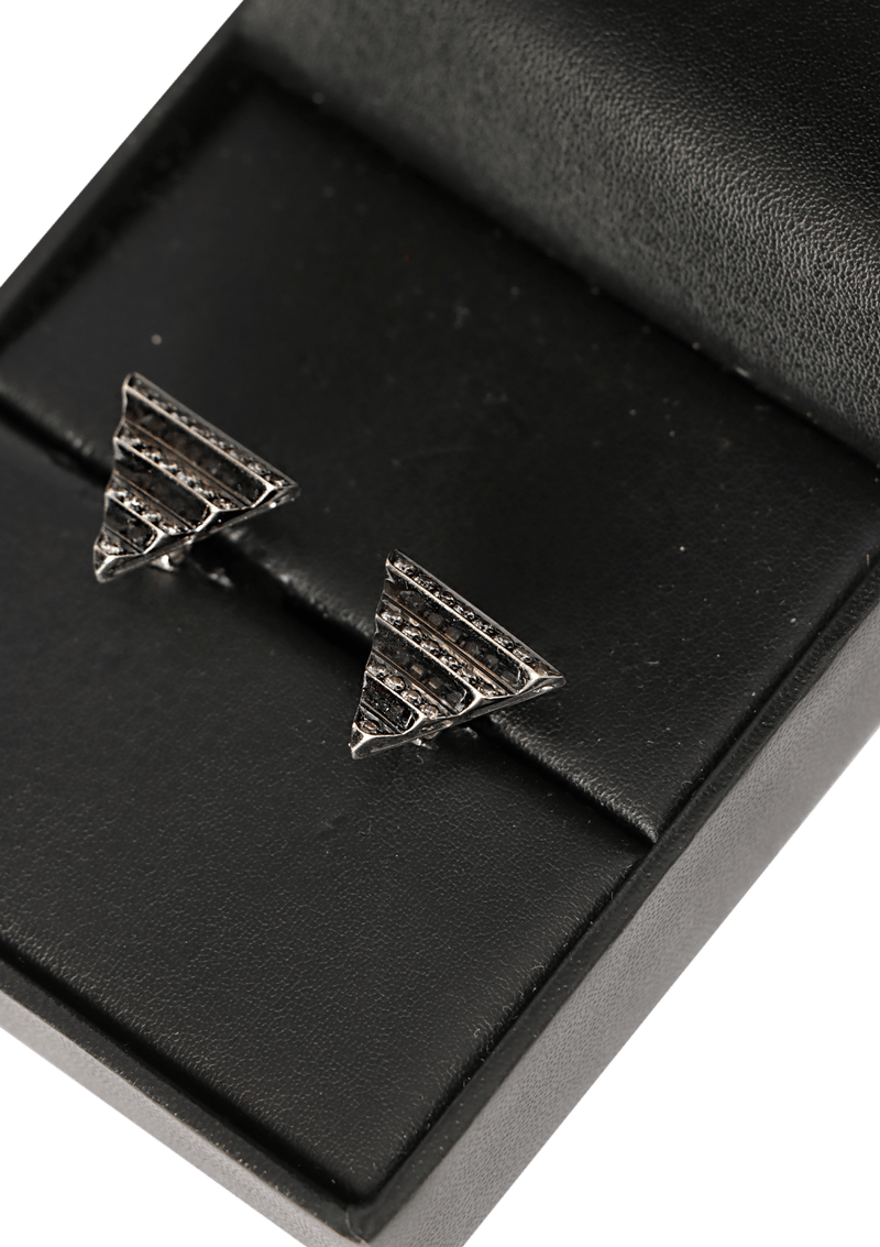 PYRAMID DIAMOND EARRINGS