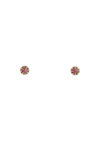 RUBY DIAMOND CIRCLE EARRINGS