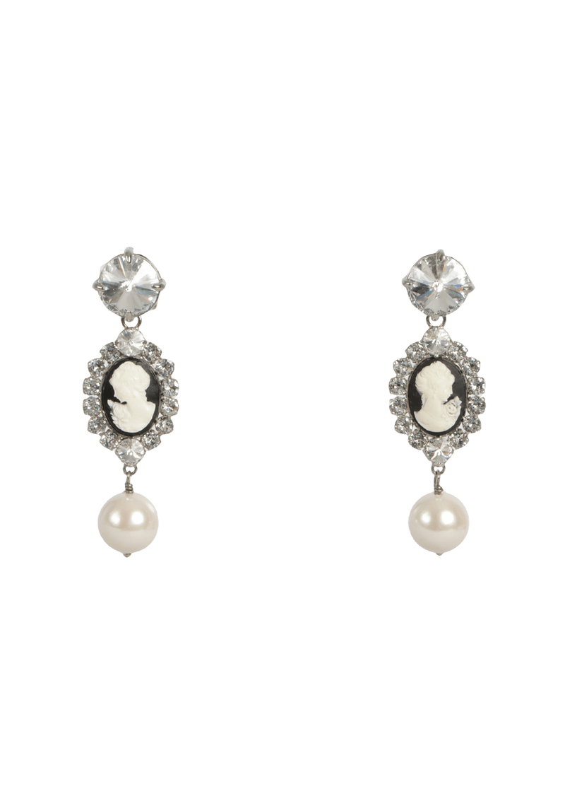 PEARL & DIAMONDS EARRINGS