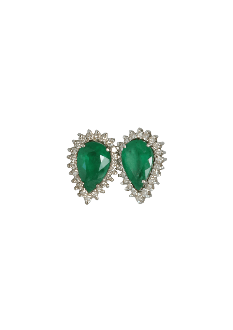 EMERALD DROP EARRINGS