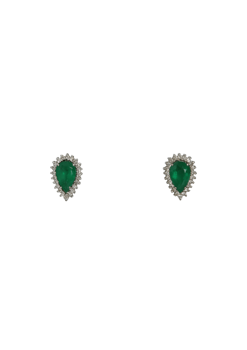 EMERALD DROP EARRINGS