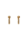 CRYSTAL VLOGO EARRING