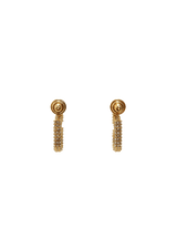 CRYSTAL VLOGO EARRING