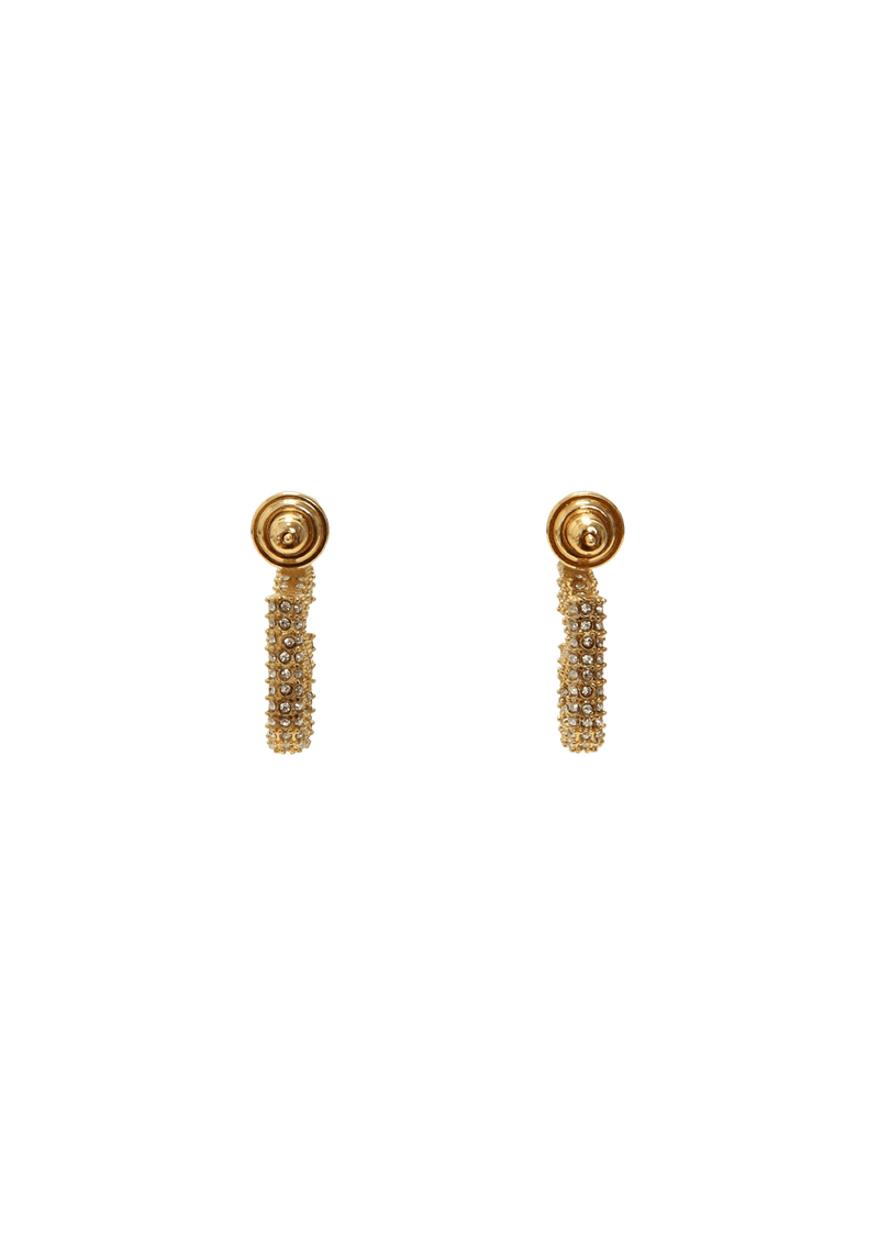 CRYSTAL VLOGO EARRING