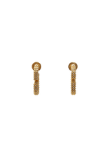 CRYSTAL VLOGO EARRING