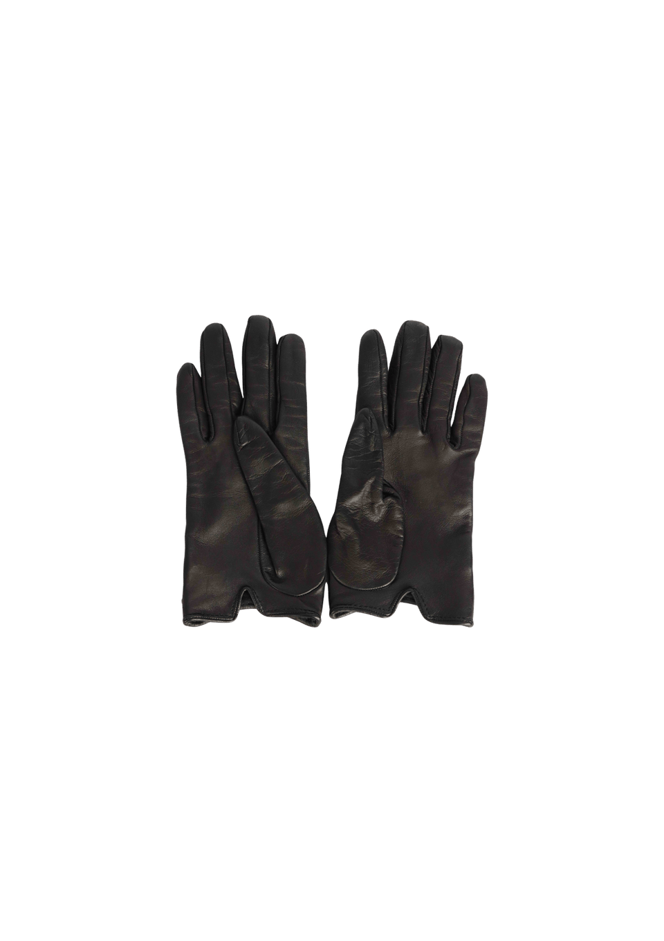 PAR DE LUVAS GUCCI LEATHER GLOVES PP PRETO ORIGINAL – Gringa