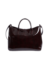 PATENT LEATHER ROSEAU SATCHEL BAG