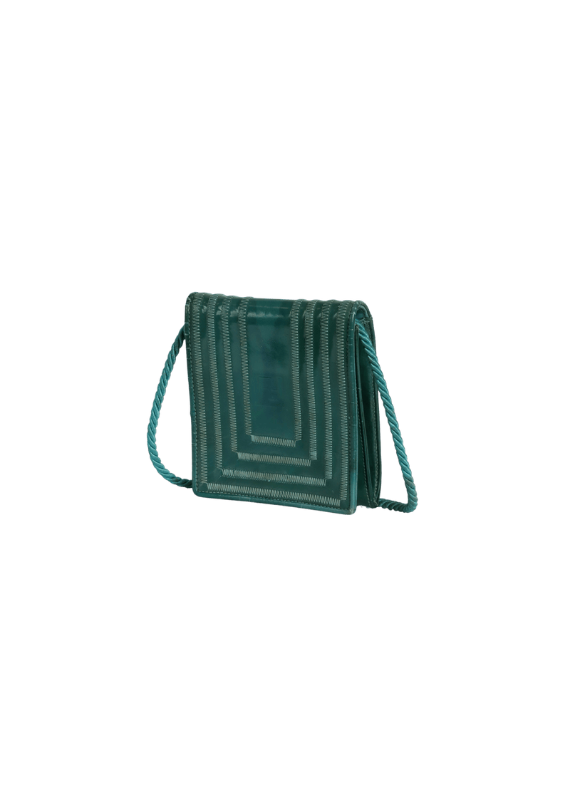 PATENT LEATHER SHOULDER BAG