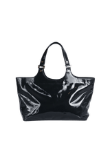 PATENT LEATHER TOTE BAG