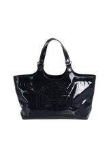PATENT LEATHER TOTE BAG