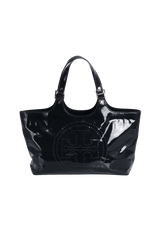 PATENT LEATHER TOTE BAG