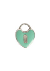 MINI HEART LOCK KEYHOLE CHARM PENDANT