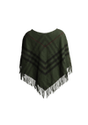 NOVA CHECK WOOL PONCHO P