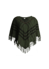 NOVA CHECK WOOL PONCHO P