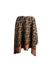 FF LOGO MULTICOLOR PONCHO