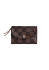 DAMIER ÉBÈNE ROSALIE COIN PURSE