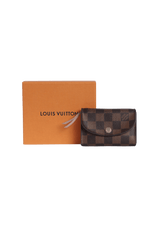 DAMIER ÉBÈNE ROSALIE COIN PURSE