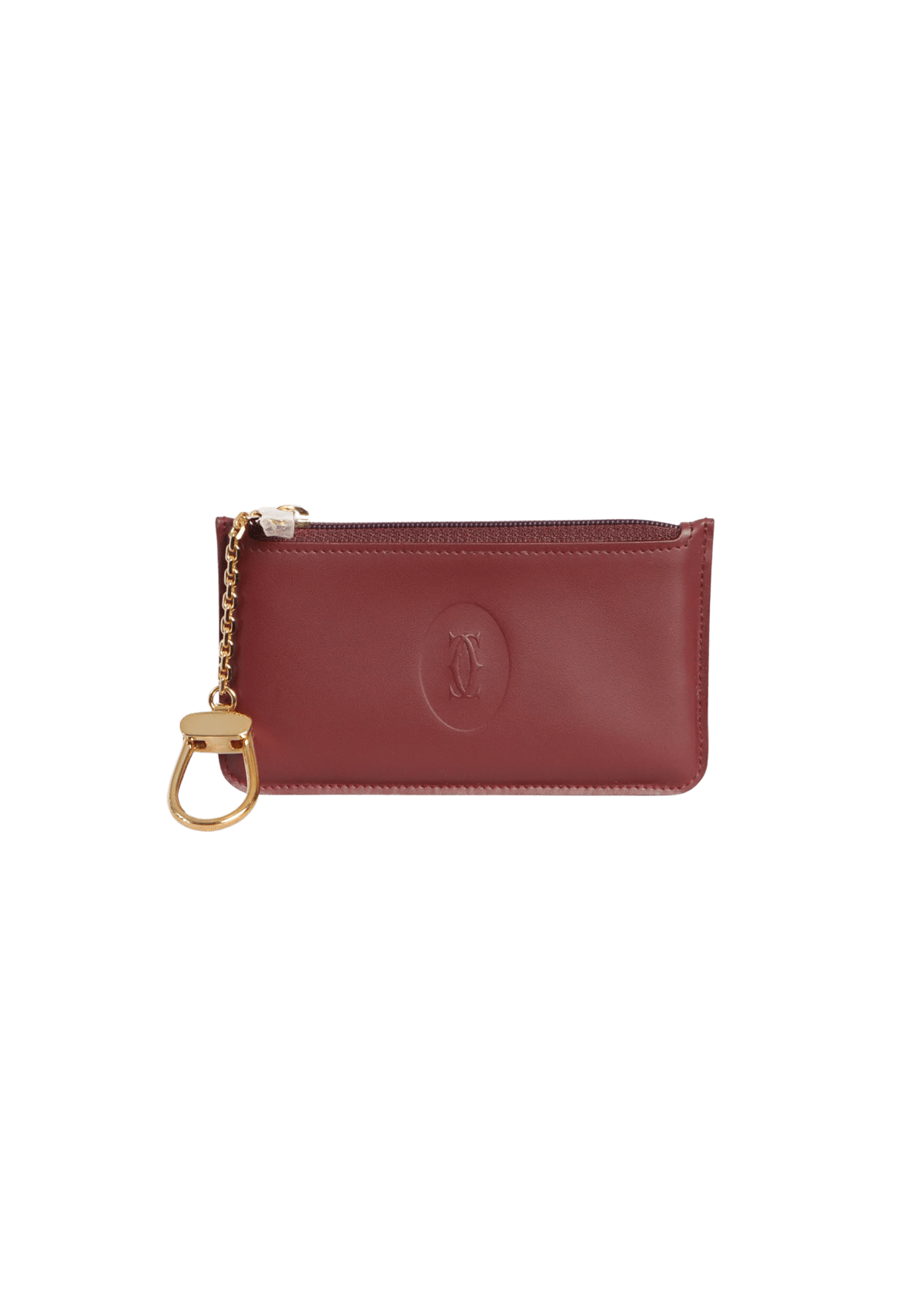 POUCH CARTIER MUST DE CARTIER KEY POUCH VERMELHO ORIGINAL Gringa